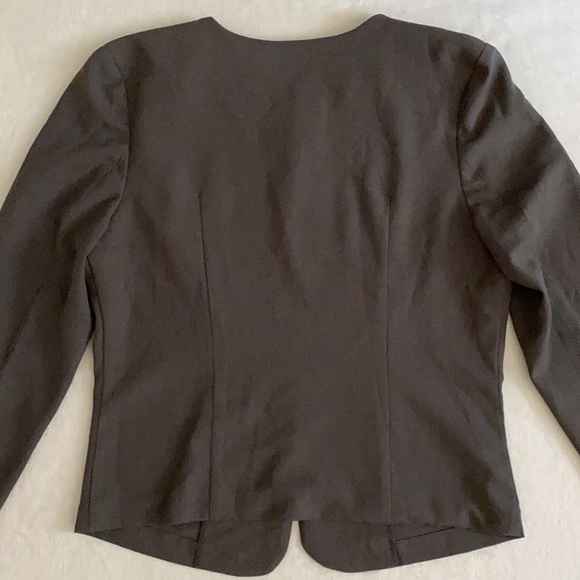 MG Gamboa | Clasp Closure Lined Layering Jacket Philippines Dark Gray (S) - Picture 13 of 15